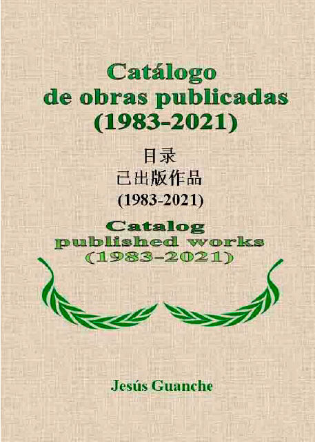 Catálogo de obras publicadas (1983-2021) / Catalog published works (1983-2021). 
