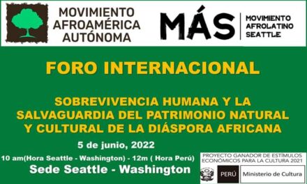 FORO INTERNACIONAL “SOBREVIVENCIA HUMANA Y SALVAGUARDIA DEL PATRIMONIO NATURAL Y CULTURAL DE LA DIÁSPORA AFRICANA”